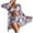 Purple, variant on Tqyyweavej Women's 3 Pieces Floral Swim Suit Sets Long Sleeve Loose Bathing Suit Coverups Spaghetti Strap Sexy Drastring Swim Suit for Women