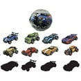 Rocket League Toy Car Mini PullBack Racer, Mystery Ball 5Capsules