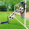 thumbnail image 4 of Portería de fútbol para principiantes, bolsa de almacenamiento de red de puntería de malla de calidad, equipo de práctica de patadas de club, 4 of 5