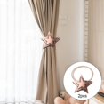 thumbnail image 3 of 2 piezas magnética en apariencia de estrella Clips de sujeción de cuerda decorativos sujetadores para cortinas de ventana cortinas para sujetar bronce rojo Macarena corbata de cortina, 3 of 8