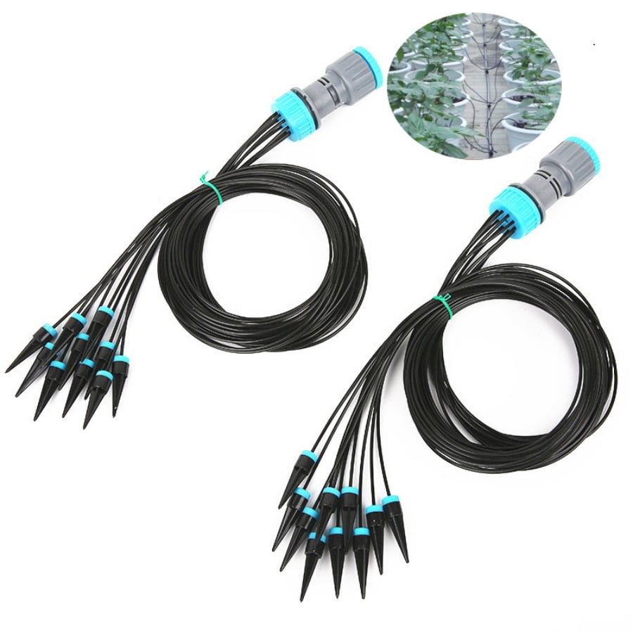 10-Head Drip Irrigation Kit, Adjustable Watering System for Potted Plants & Succulents, Ideal for Home Garden & Travel Use