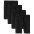 thumbnail image 2 of Girls Mix and Match Bike Shorts, Black 4 Pack, Large, 2 of 2