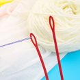 thumbnail image 4 of Plastic Crochet Hooks Knitting Needles Sewing Tools Needlework Craf 3PCS/1PC Bule/Red/Green, 4 of 4