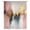 Light Pink Light Blue Mustard Yellow White, variant on Modern Pink Gold Sheer Curtains 84 Inches Long, Abstract Gradient Brush Strokes Artwork Light Filering Curtains, Breathable Simi Curtain Privacy Drapes for Living Room Lightweight Window Treatment