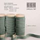 thumbnail image 4 of Vitalizart Juego de cintas de terciopelo verde polvoriento, carrete de madera de 3/8" x 15 yardas, adornos de tela, ecológico, 3 rollos * 5 yardas para decoración de coronas navideñas, adornos artesan, 4 of 4