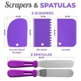 thumbnail image 3 of 106Pcs Cake Decorating Supplies Kit Baking Fondant Tool Set Turntable Piping Bag Pen Spatula DIY Cake Cupcake Decorating Icing Tool Set, 3 of 7