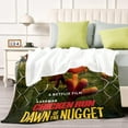 thumbnail image 4 of Chicken Run-Anti-Pilling Flannel Blanket Soft Lightweight Plush Fuzzy Cozy Luxury Blanket for Home and Kitchen Use – Perfect for Kids and Adults 52"*60"(130cm*150cm), 4 of 6