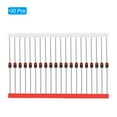 thumbnail image 3 of Uxcell Zener Diode 1W Zener Diode Assortment 11V DO-41 0.16 x 0.09inch (L x OD) 20Pack, 3 of 5