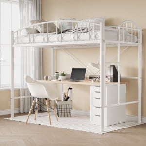1 Box Arched Loft Single Bed