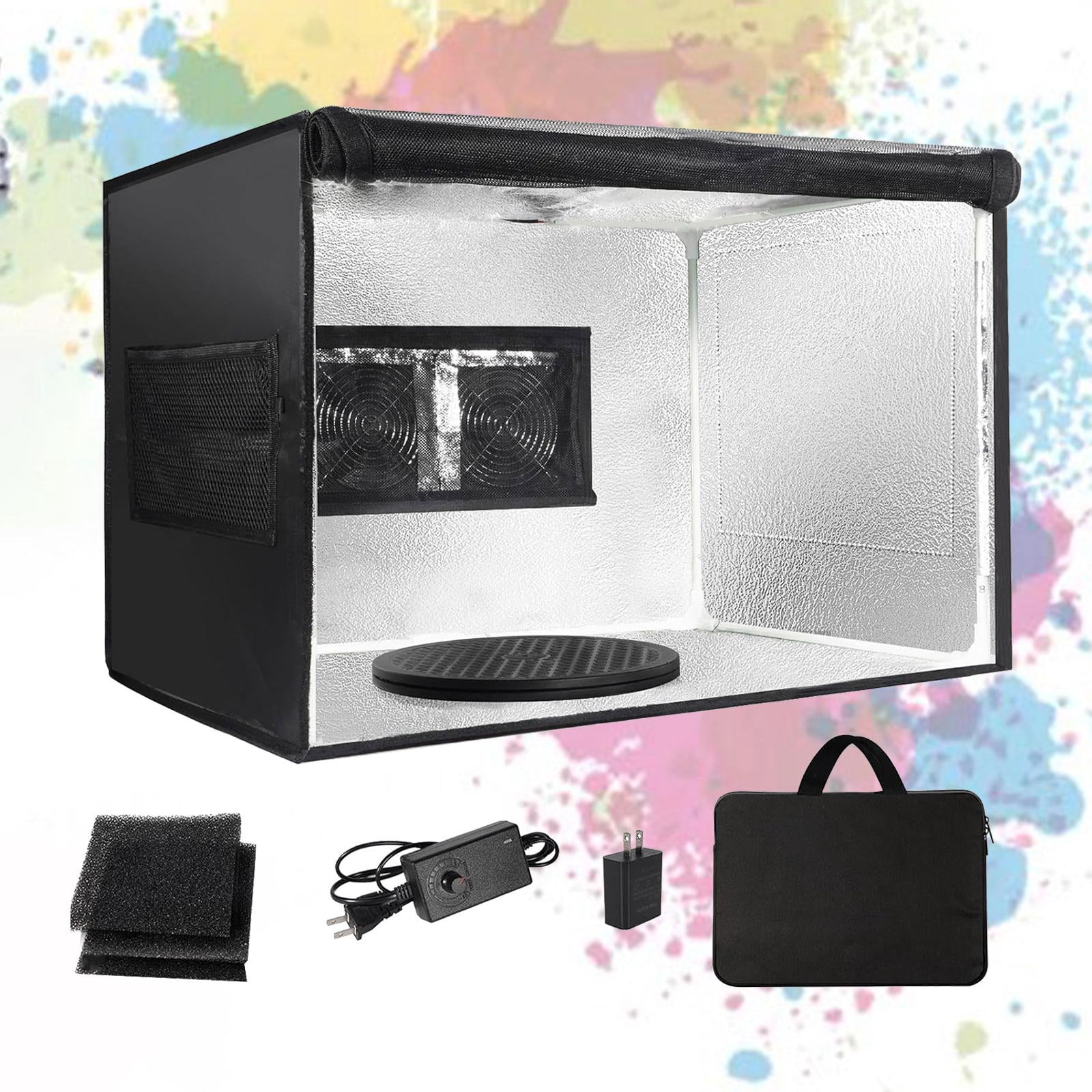 GUOOL Airbrush Spray Booth Portable US Plug Water Resistant Accessories Windproof Airbrush Paint Booth Paint Tent for Garage Crafts
