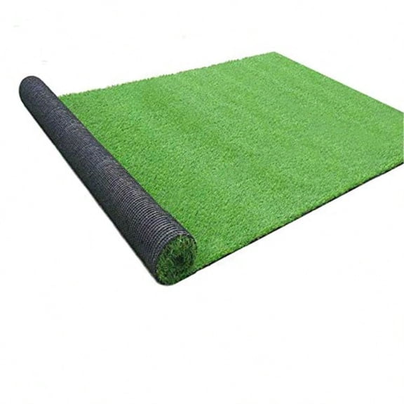 Artificial Turf Grass Lawn 5 FT x8 FT Realistic Synthetic Mat Indoor Outdoor Garden Landscape for Pets Fake Faux Rug with Drainage Holes