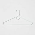 thumbnail image 3 of 5pk Super Heavyweight Plastic Hanger White - Room Essentials: Heavy Duty Clothes Storage & Organization Hangers, 3 of 4