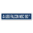 thumbnail image 1 of SignMission SSN-Falcon Msc 190 Panneau de Rue 4 x 18 Po. Panneau de Rue A-16 - USS Falcon Msc 190, 1 of 1