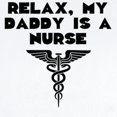 thumbnail image 2 of CafePress - My Daddy Is A Nurse Body Suit - Baby Light Bodysuit, Size Newborn - 24 Months, 2 of 4