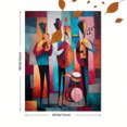 thumbnail image 3 of Jazz Instrument Musician Canvas Print Wall Art Home Decor for Living Room Bedroom Office Music Studio Cafe, 3 of 8