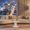 As shown1, variant on LHKJ 22.6"x15.7"x15" Modern Stacked Cobblestone End Table in High Gloss White