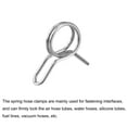 thumbnail image 4 of Double Wire Spring Hose Clamp, 304 Stainless Steel 6.5mm Fuel Line Silicone Tube Spring Clips, 10 Pack, 4 of 6