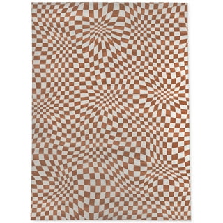 POMEGRANATE BURNT UMBER LARGE Kitchen Mat By Kavka Designs - Bed