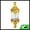 Gold Tone, variant on Unique Bargains Blue Aluminum Alloy Universal Fuel Filters Engine Inline Gas Fuel Line Filter Replacement for Motorcycle ATV Dirt Bike