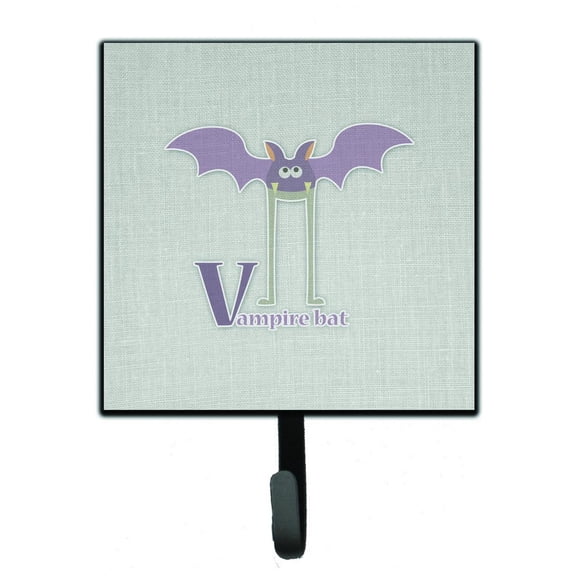 Alphabet V for Vampire Bat Leash or Key Holder