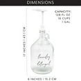 thumbnail image 6 of Darware Laundry Pump Soap Dispenser: Liquid Detergent Gallon Glass Pump Bottle, 6 of 8