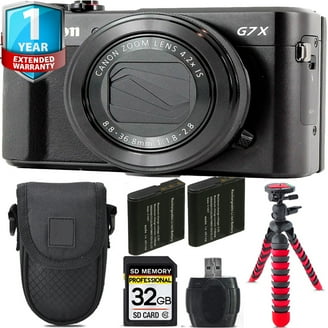 Canon PowerShot G7 X Mark II Camera + 1 Yr Warranty + Flash - 64GB