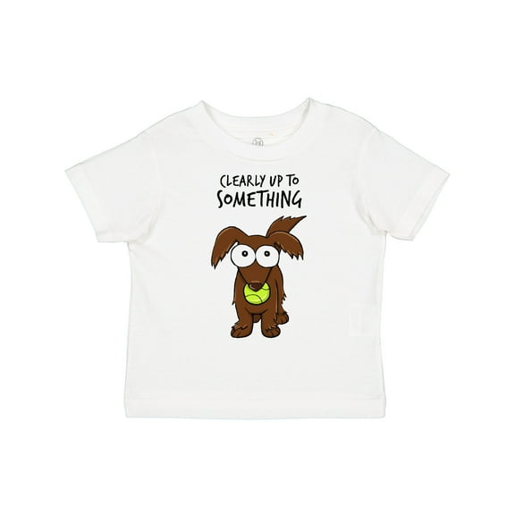 Inktastic Clearly Up to Something-long Haired Dachshund Boys or Girls Toddler T-Shirt