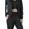 thumbnail image 7 of ToBeInStyle Women's French Terry Activewear Hooded Jacket & Pants, 7 of 7