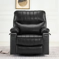 thumbnail image 6 of MCombo Power Recliner, Electric Swivel Glider Rocker Recliner Chair for Nursery with Vibration and Heat, USB Ports, Cup Holders and Pockets, Faux Leather 7785, 6 of 6