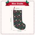 thumbnail image 3 of Lsque Christmas Trees And Houses Pattern 18 Inch Christmas Stockings, Festive Holiday Stocking for Christmas Decorations Holiday Decor, 3 of 8
