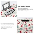 thumbnail image 4 of Goofa Vintage Christmas Reindeer Pattern Luggage Covers For Suitcase,Suitcase Cover Protector Fit 18-32 Inch Luggage-Medium, 4 of 9