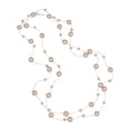 thumbnail image 4 of Collar de perlas de doble capa de moda, colgante, joyería, cadena para suéter, 4 of 6