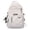 White, variant on Large Capacity Schoolbag Female Korean Version Of High School Students Junior High School Students Shoulder Bag Multi-Pocket Backpacks(White)