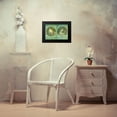 thumbnail image 4 of Vintage Apple Collection 18x13 Black Modern Framed Museum Art Print Titled - Mucha Green Medallions, 4 of 5