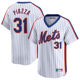 thumbnail image 1 of Camiseta clásica de béisbol blanca de Mike Piazza de los New York Mets con número de estrella bordado-XL, 1 of 2
