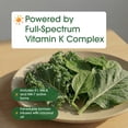 thumbnail image 3 of NatureBell Vitamin K Complex - 300 Softgels - Delivers 2,600mcg Vitamin K - Full Spectrum Bone & Heart Health Support Supplement - High Absorption K1 & K2 MK-4 & MK-7 - 150 Servings, 3 of 8