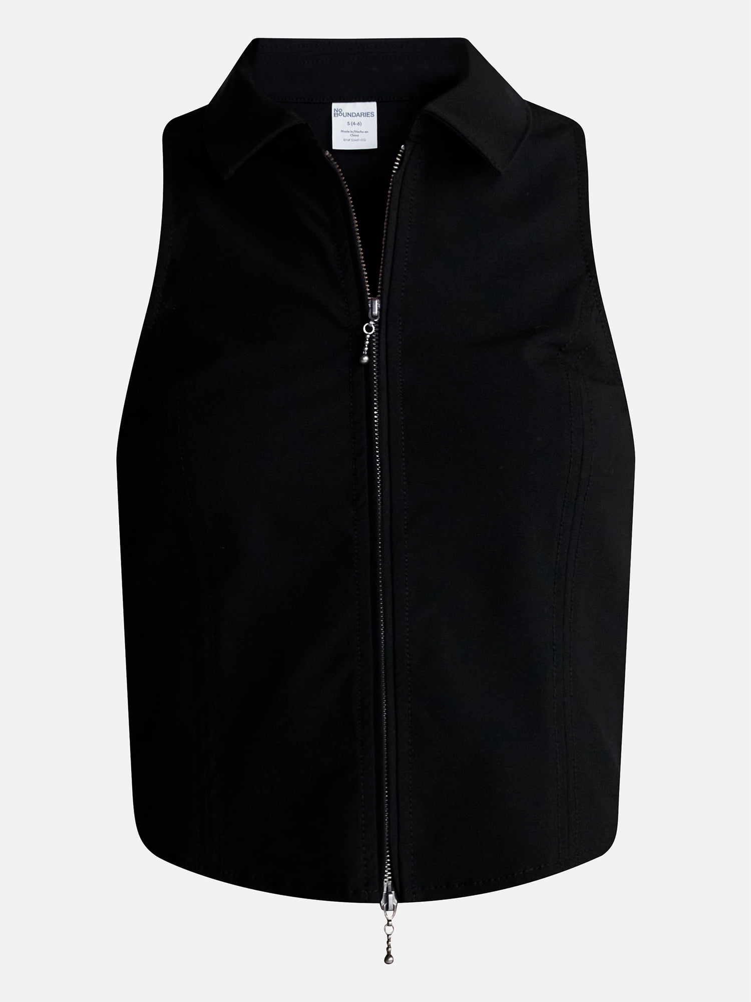 No Boundaries Zip Front Vest, Women’s XXS-XXL