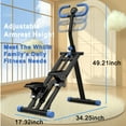 thumbnail image 3 of Fahuac Vertical Stair Stepper with 3 Level Resistance - Upgrade Climber Workout Machine for Full-Body Exercise Climber Fitness Equipment with Stable Frame Adjustable Handlebar 1Pack, 3 of 10