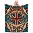 thumbnail image 1 of Baroque Floral Embroidery Blanket, Soft & Cozy For Adults & Kids, Unique, 1 of 7