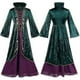 thumbnail image 3 of Women Hocus Pocus Winifred Sanderson Womens Cosplay Costume Dress Velvet Halloween Carnival Costumes For Adult S-3xl, 3 of 4
