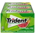 thumbnail image 2 of Trident Sugar Free Gum, Watermelon Twist, 14 Pieces, 15 Count, 2 of 4