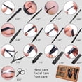 thumbnail image 4 of FAMILIFE Manicure Set Nail Clippers Pedicure Kit - 13Pcs Stainless Steel Professional Pedicure Kit Nail Scissors Grooming Kit for Halloween, 4 of 8