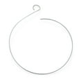 thumbnail image 2 of Bling Jewelry Womens Fine Modern Choker Necklace with V Swirl Ball Shape  Collar Silver, 2 of 4