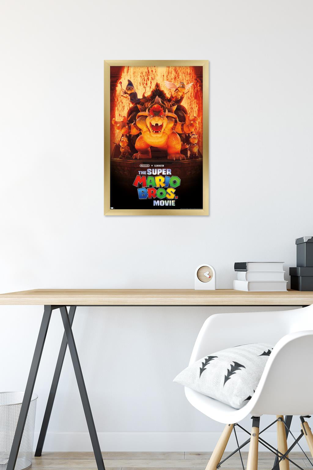 The Super Mario Bros. Movie - Bowser's World Key Art Wall Poster, 14.725 x  22.375 