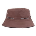 thumbnail image 2 of Bucket Hat Soft Breathable Polyester Wide Brimmed Fisherman Cap for Outdoor, 2 of 8
