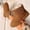 Brown, variant on Women Roll Over Fleece Lined Short Snow Boots Faux Suede Chunky Platform Ankle Booties, Non Slip Warm Boots for Cold Weather White 9.5(43)