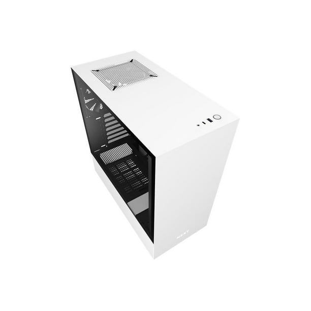 NZXT Boîtier d'ordinateur H5 Elite Blanc mat