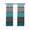 Aque, variant on Blue Wooden Blackout Curtains, Light Blocking Print Window Curtains, Grey Stripe Gradient Country Rustic Grain Thermal Insulated Window Drapes for Living Room Kitchen Cafe 2 Panels, 55"W x 39"L