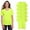 Safety Yellow 5 Pcs, variant on High Visibility Workwear Tee, 100% Polyester Hi Vis Women's Fusion ChromaSoft Performance T-Shirt (Safety Yellow 2 Pack, XL)