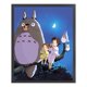 thumbnail image 2 of Cuadros Decorativos Bordado completo Hilo de algodón ecológico 11CT Impreso Totoro Kit de punto de cruz (ACC-404) Wdftyju de costura negro 4 estilos, 2 of 9